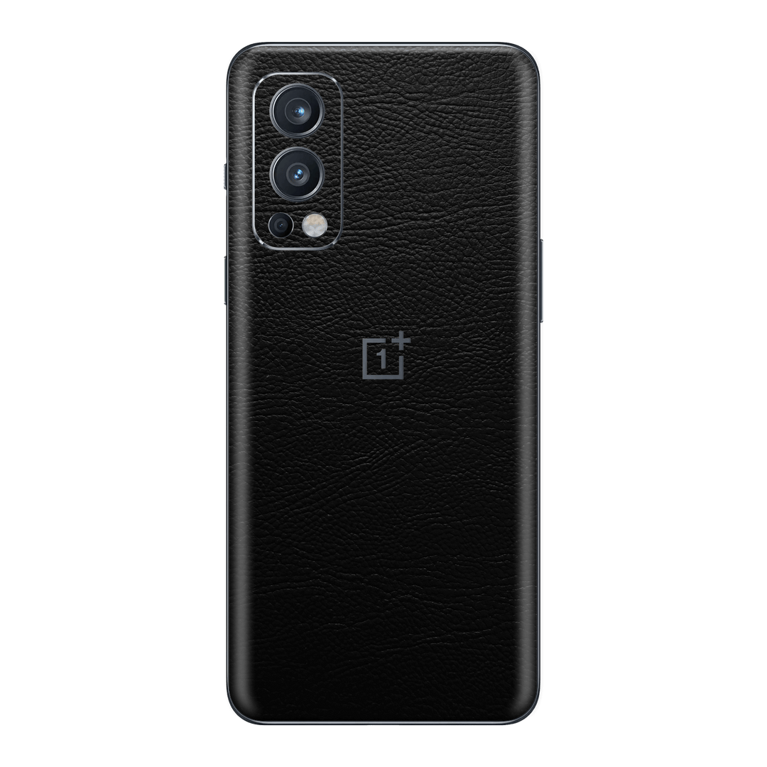 OnePlus Nord 2 Luxuria Riders Black Leather Jacket 3D Textured Skin Wrap Sticker Decal Cover Protector by EasySkinz | EasySkinz.com