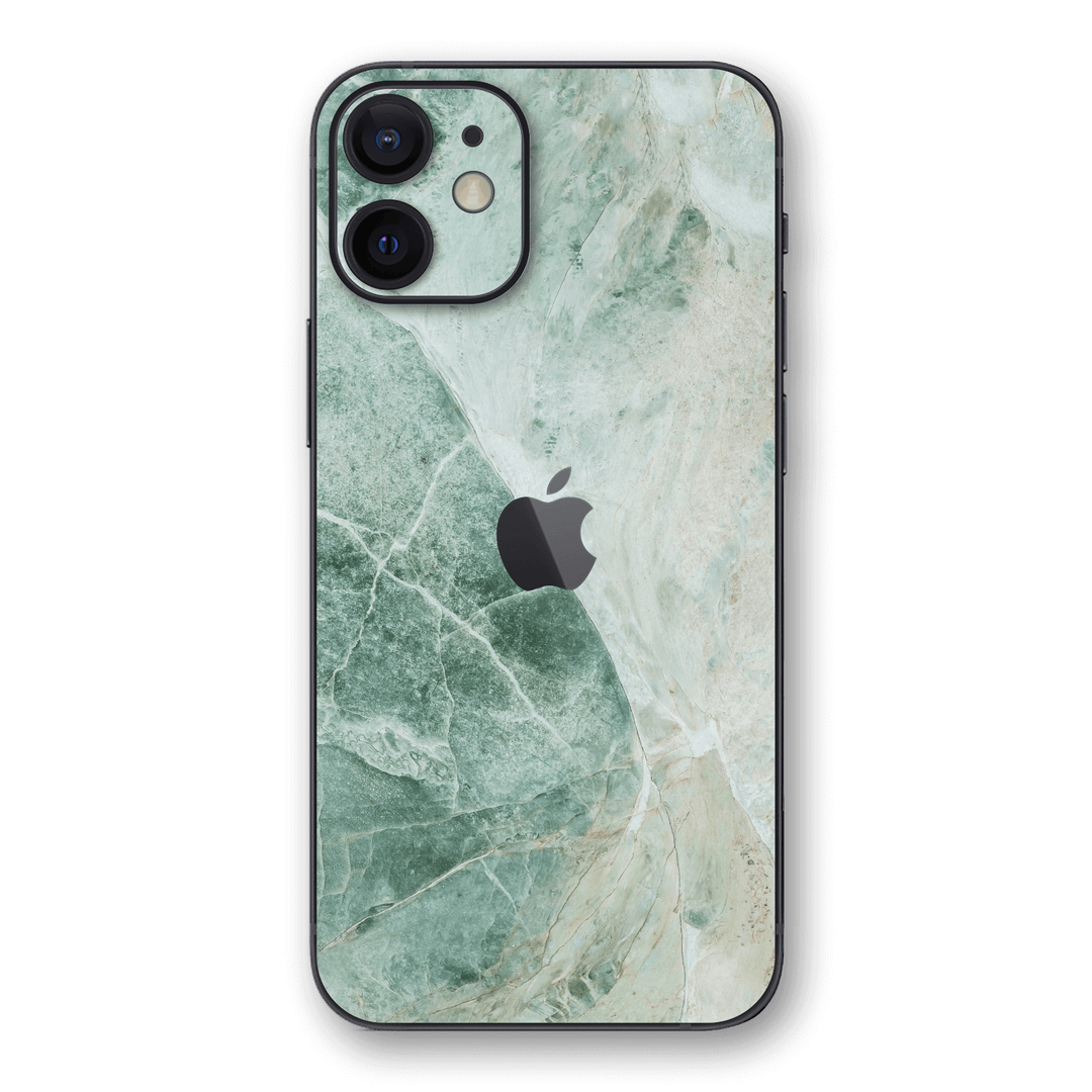 iPhone 12 mini SIGNATURE Pistachio-Green Marble Skin, Wrap, Decal, Protector, Cover by EasySkinz | EasySkinz.com