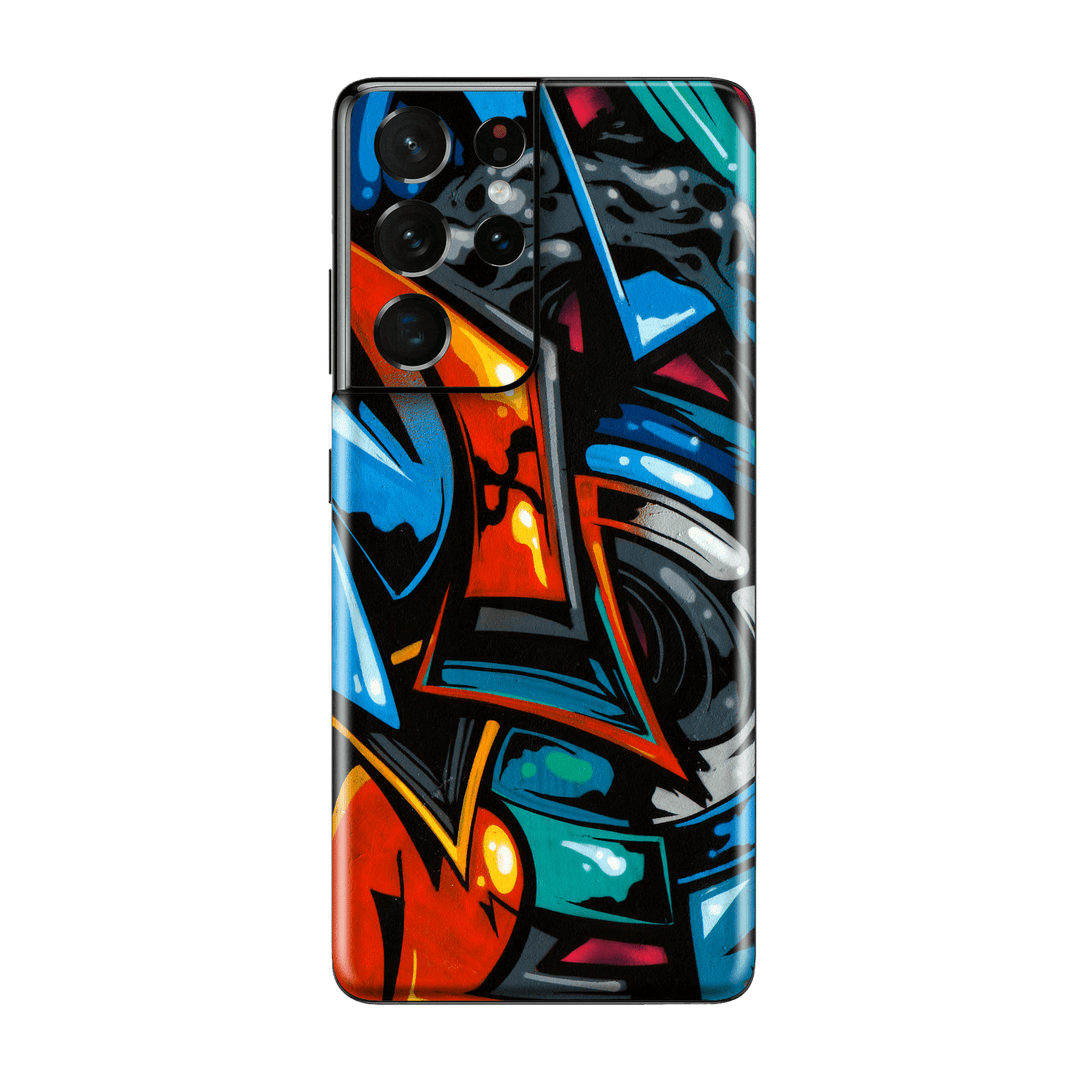 Samsung Galaxy S21 ULTRA Print Printed Custom SIGNATURE Street Art Graffiti Skin, Wrap, Decal, Protector, Cover by EasySkinz | EasySkinz.com