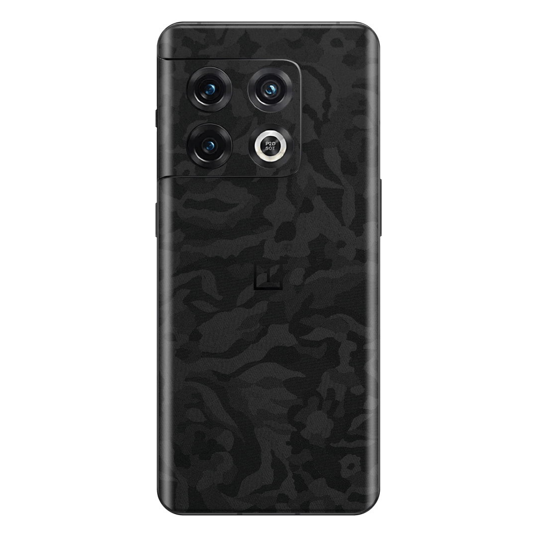 OnePlus 10 PRO Luxuria Black 3D Textured Camo Camouflage Skin Wrap Decal Cover Protector by EasySkinz | EasySkinz.com