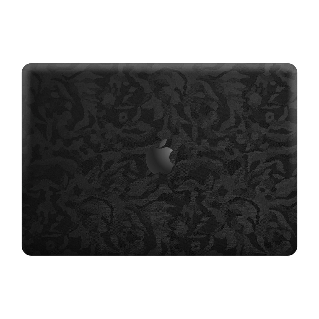 MacBook Pro 13" (2020/2022) M1, M2, Luxuria Black 3D Textured Camo Camouflage Skin Wrap Sticker Decal Cover Protector by EasySkinz | EasySkinz.com