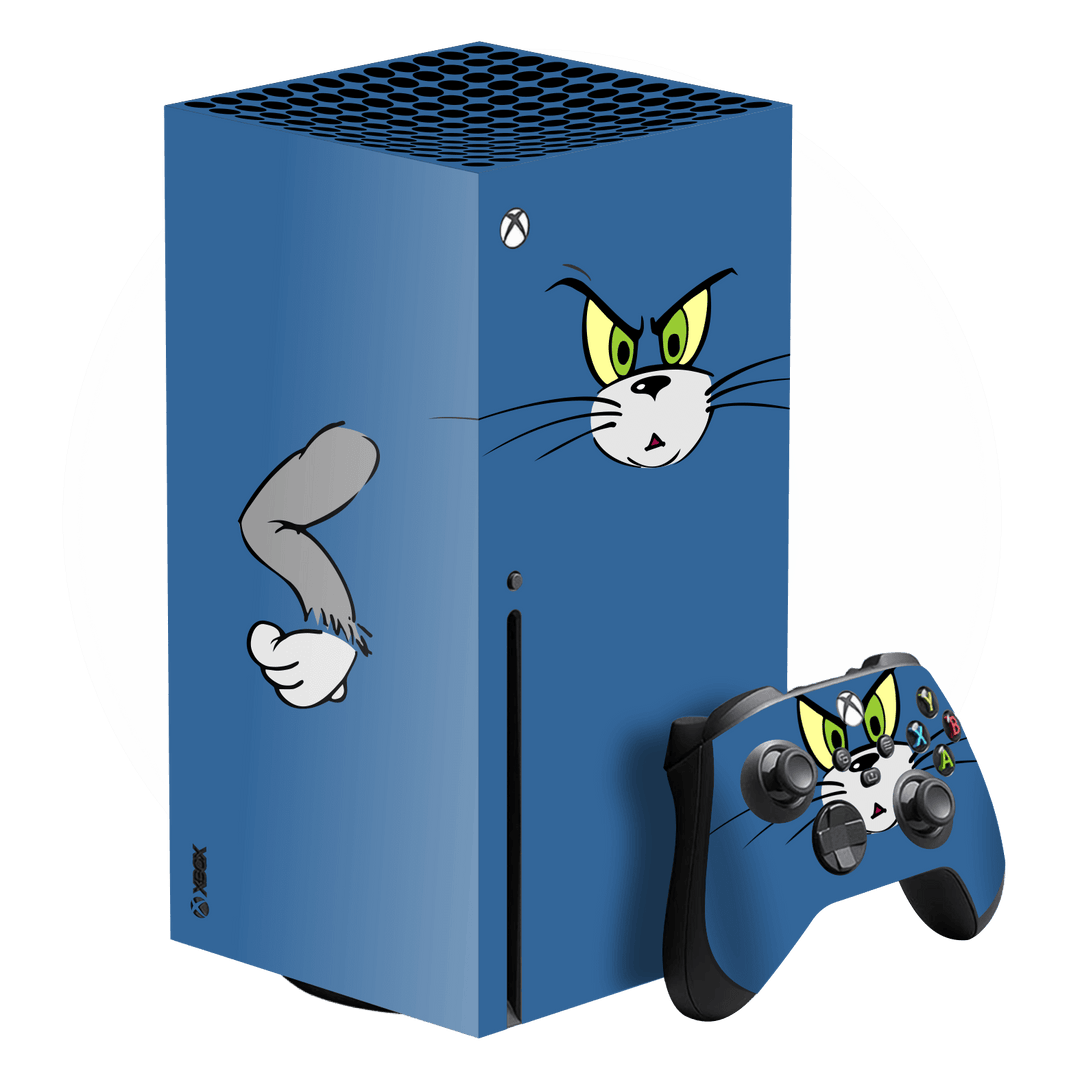 XBOX Series X Signature Square Tomcat Tom & Jerry Tom and Jerry Box Square Cube Skin, Wrap, Decal, Protector, Cover by EasySkinz | EasySkinz.com
