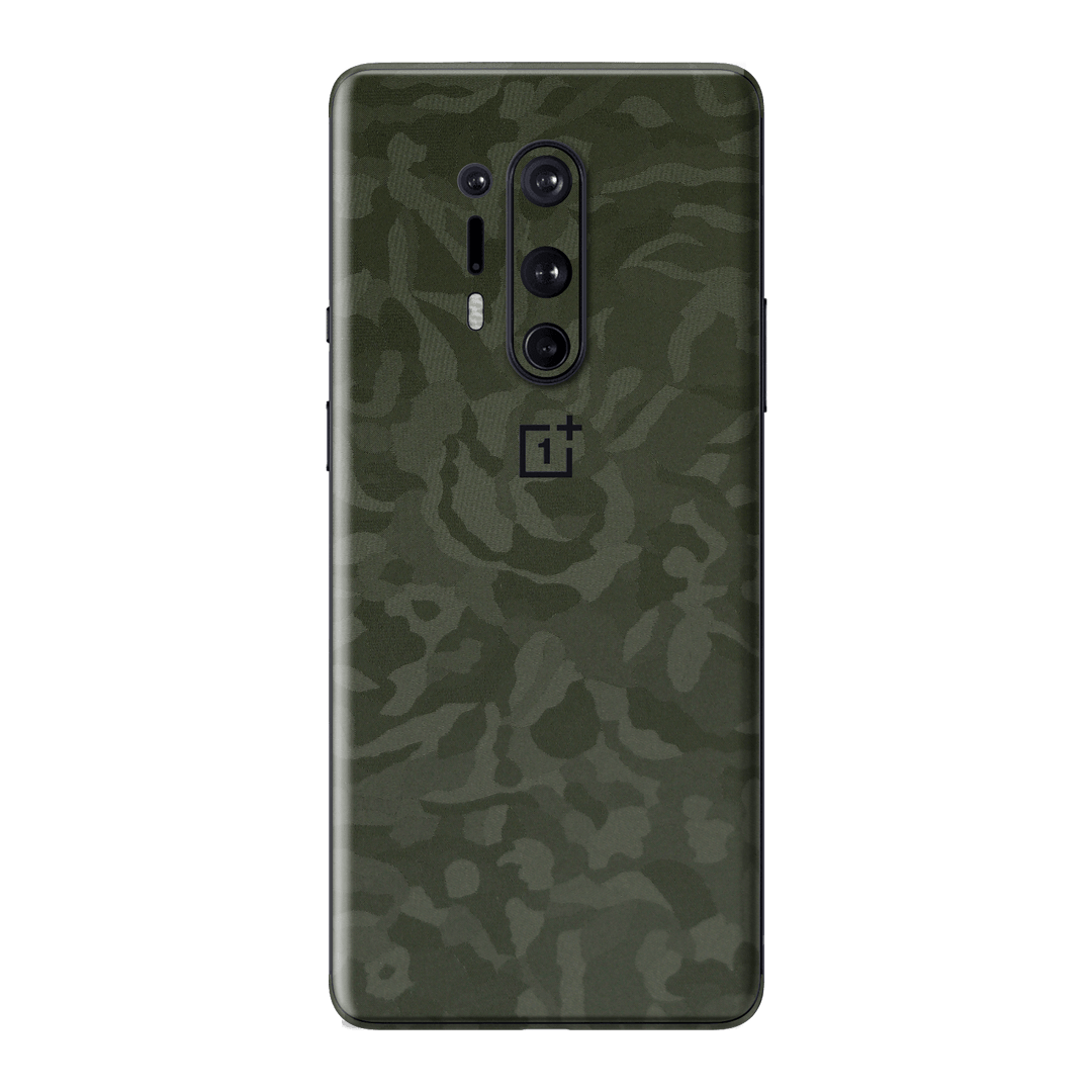 OnePlus 8 PRO Green Camo Camouflage 3D Textured Skin Wrap Sticker Decal Cover Protector by EasySkinz