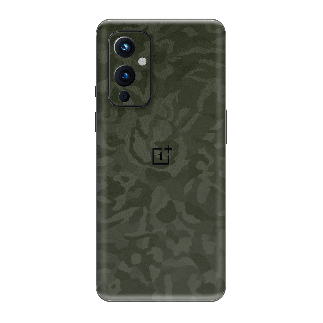 OnePlus 9 Luxuria Green 3D Textured Camo Camouflage Skin Wrap Sticker Decal Cover Protector by EasySkinz