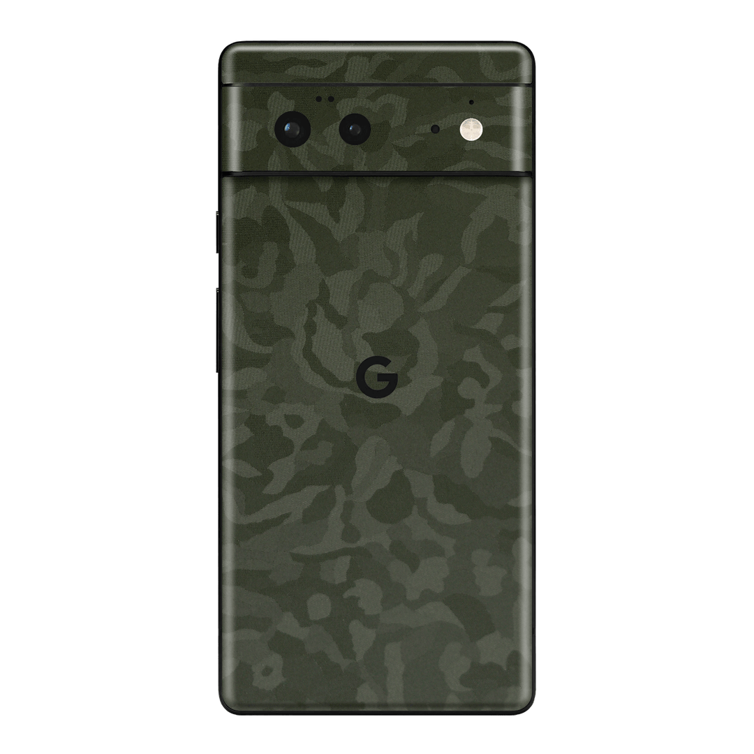 Google Pixel 6 Pro Luxuria Green 3D Textured Camo Camouflage Skin Wrap Sticker Decal Cover Protector by EasySkinz | EasySkinz.com
