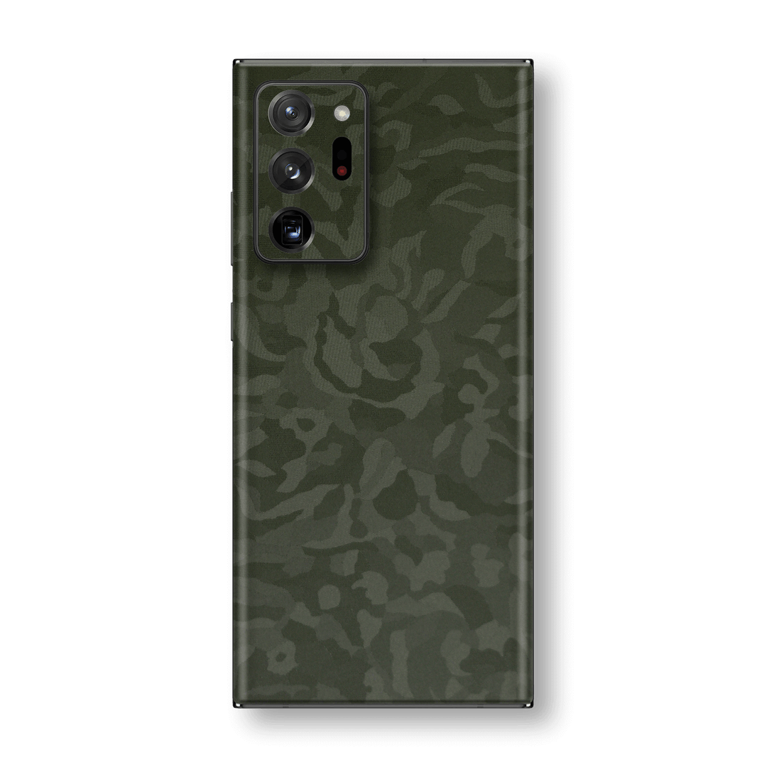 Samsung Galaxy NOTE 20 ULTRA Green Camo Camouflage 3D Textured Skin Wrap Sticker Decal Cover Protector by EasySkinz