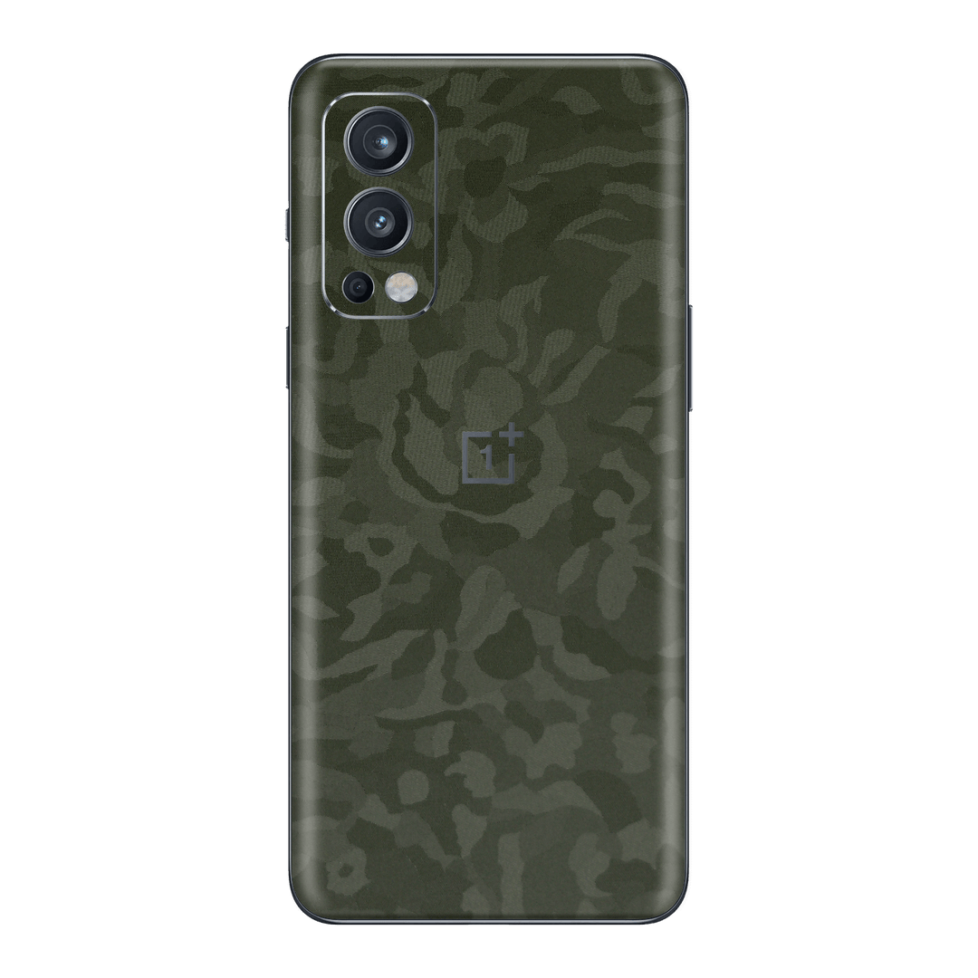 OnePlus Nord 2 Luxuria Green 3D Textured Camo Camouflage Skin Wrap Sticker Decal Cover Protector by EasySkinz | EasySkinz.com