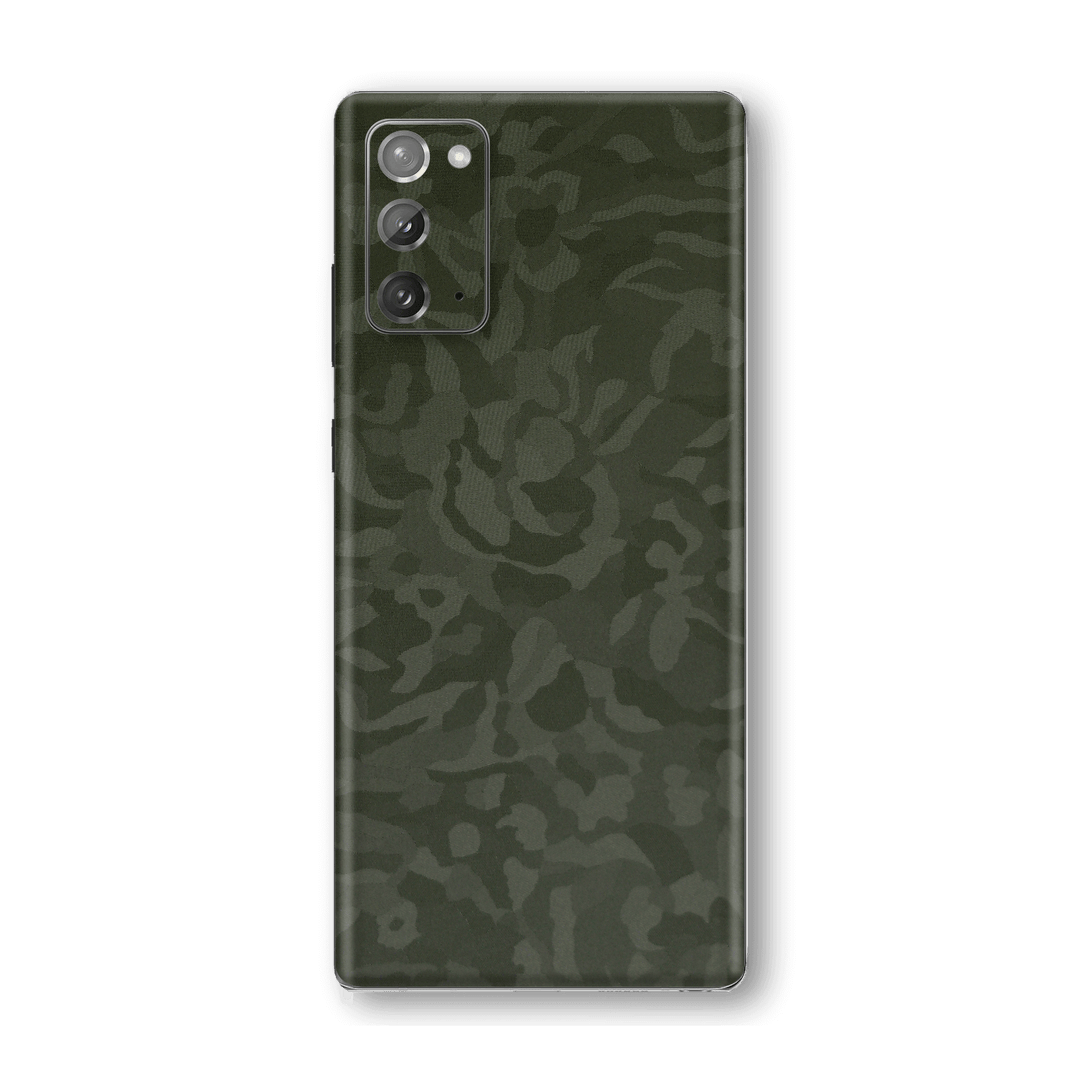 Samsung Galaxy NOTE 20 Green Camo Camouflage 3D Textured Skin Wrap Sticker Decal Cover Protector by EasySkinz