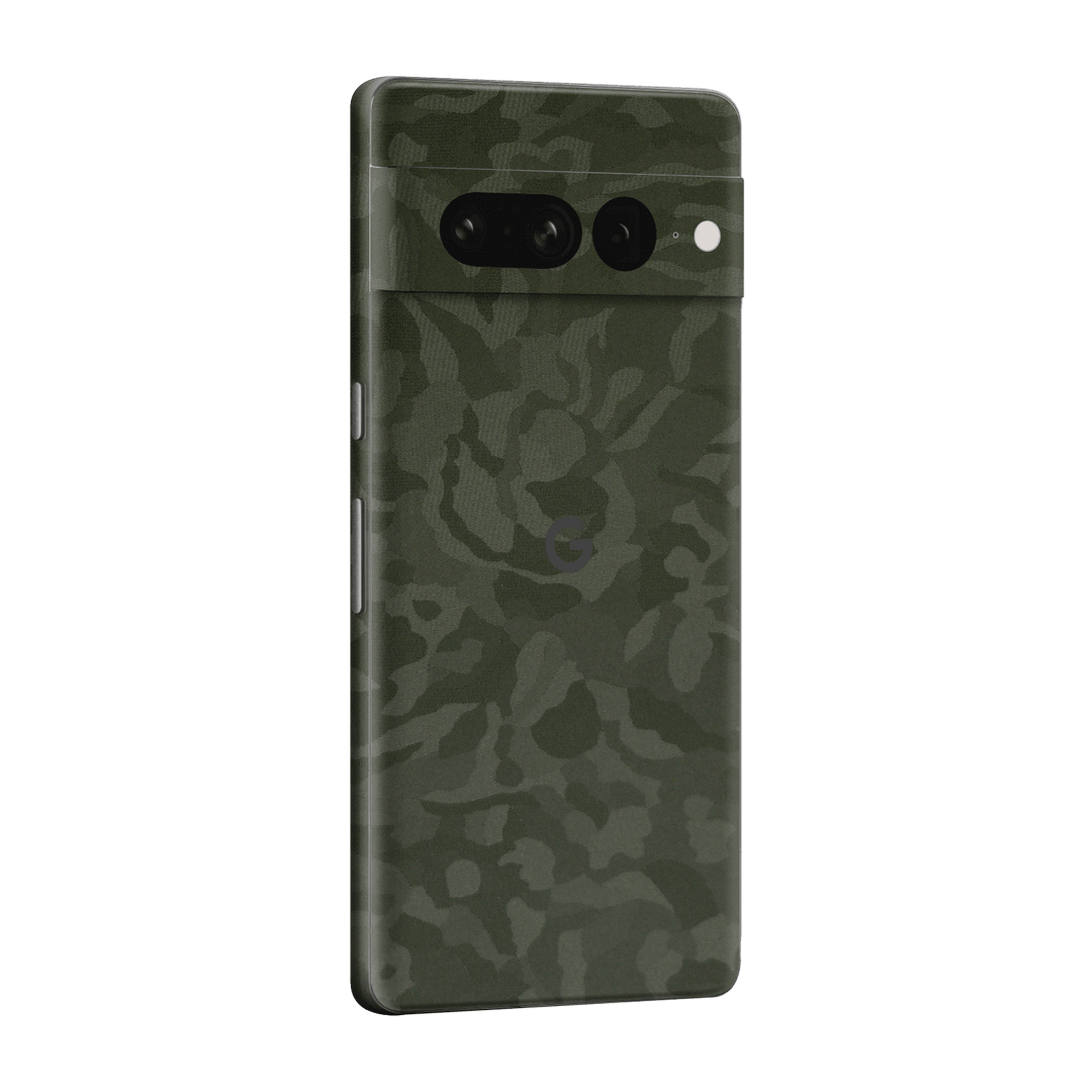 Google Pixel 7 PRO (2022) Luxuria Green 3D Textured Camo Camouflage Skin Wrap Sticker Decal Cover Protector by EasySkinz | EasySkinz.com