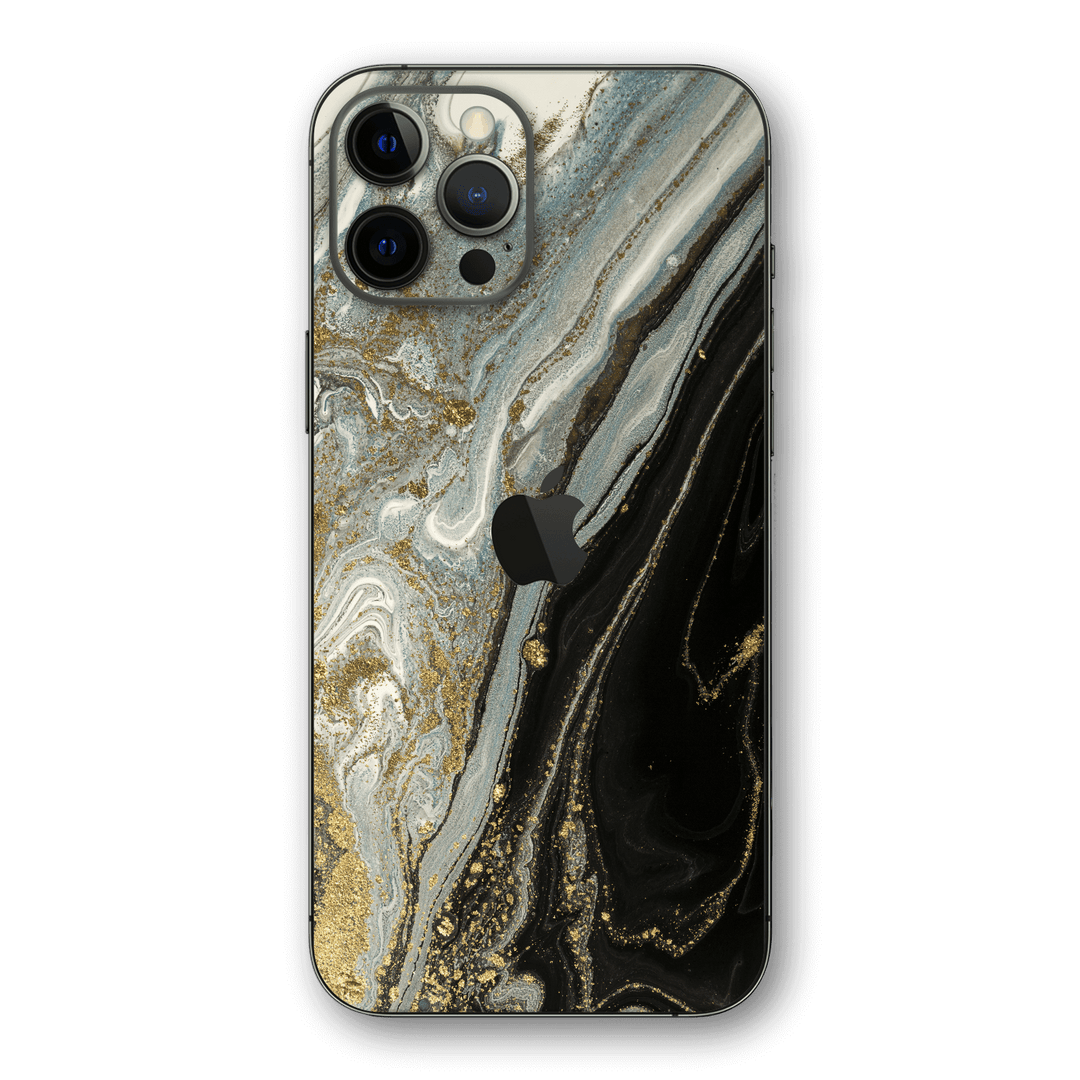 iPhone 12 PRO SIGNATURE GOLD DUST Mystery Skin, Wrap, Decal, Protector, Cover by EasySkinz | EasySkinz.com