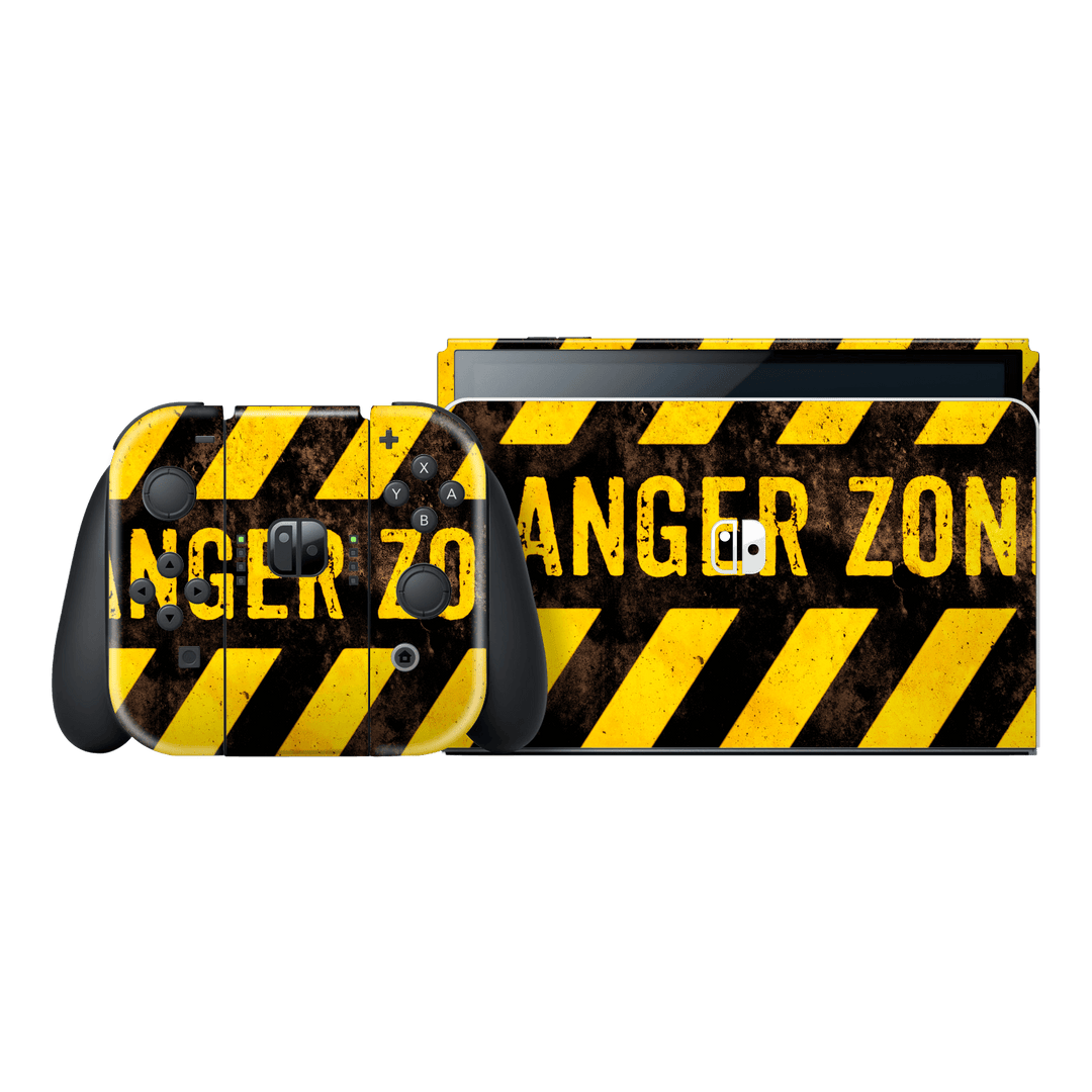 Nintendo Switch OLED Print Printed Custom Signature Danger Zone Skin Wrap Sticker Decal Cover Protector by EasySkinz | EasySkinz.com