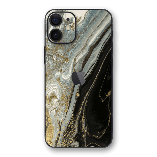 iPhone 12 mini SIGNATURE GOLD DUST Mystery Skin, Wrap, Decal, Protector, Cover by EasySkinz | EasySkinz.com