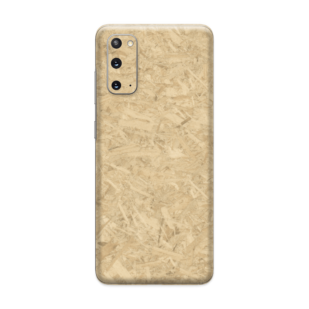 Samsung Galaxy S20 Luxuria Chipboard Wood Wooden Skin Wrap Sticker Decal Cover Protector by EasySkinz | EasySkinz.com