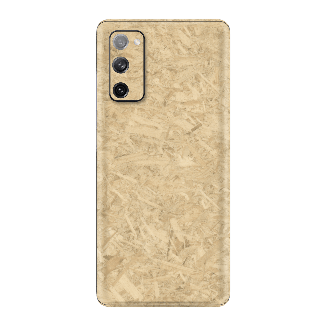 Samsung Galaxy S20 (FE) Luxuria Chipboard Wood Wooden Skin Wrap Sticker Decal Cover Protector by EasySkinz | EasySkinz.com