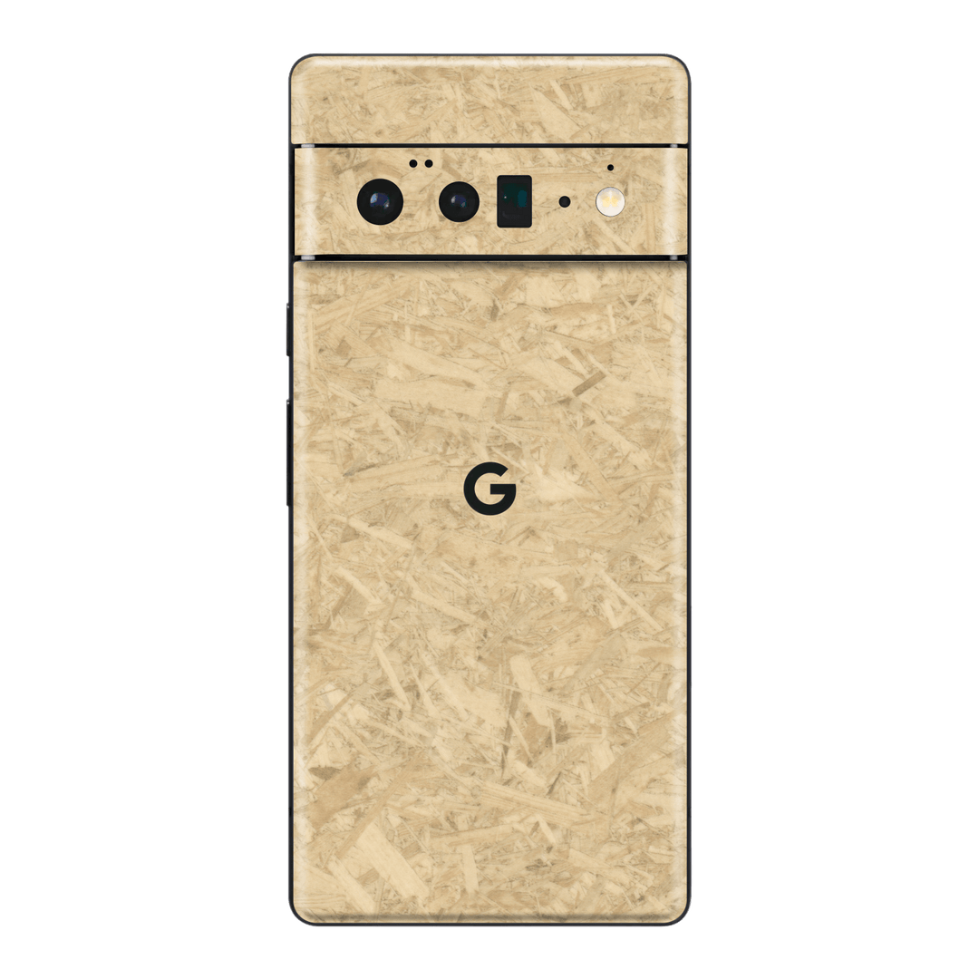Google Pixel 6 PRO Luxuria Chipboard Wood Wooden Skin Wrap Sticker Decal Cover Protector by EasySkinz | EasySkinz.com