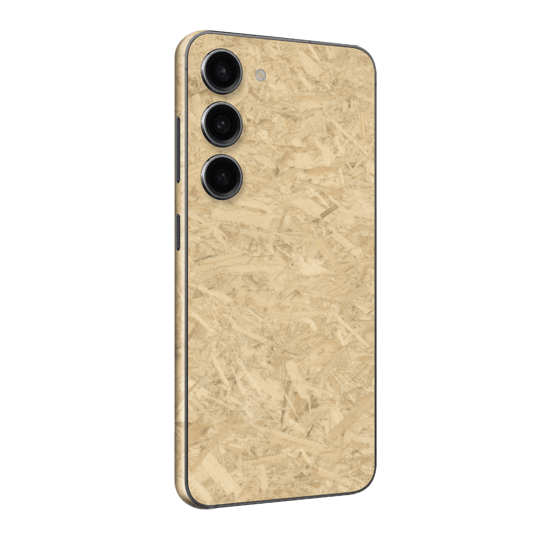 Samsung Galaxy S23+ PLUS Luxuria Chipboard Wood Wooden Skin Wrap Sticker Decal Cover Protector by EasySkinz | EasySkinz.com