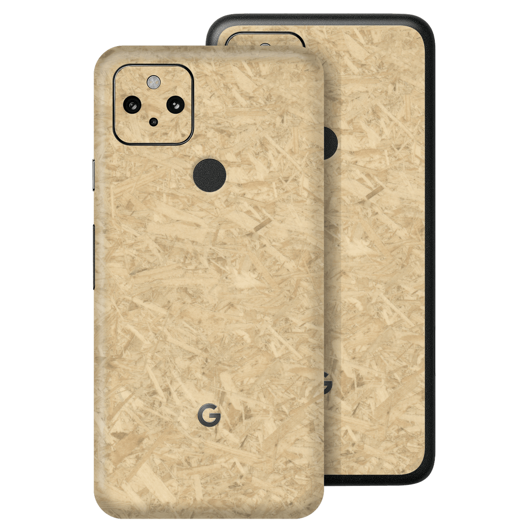 Google Pixel 4a 5G  Luxuria Chipboard Wood Wooden Skin Wrap Sticker Decal Cover Protector by EasySkinz | EasySkinz.com