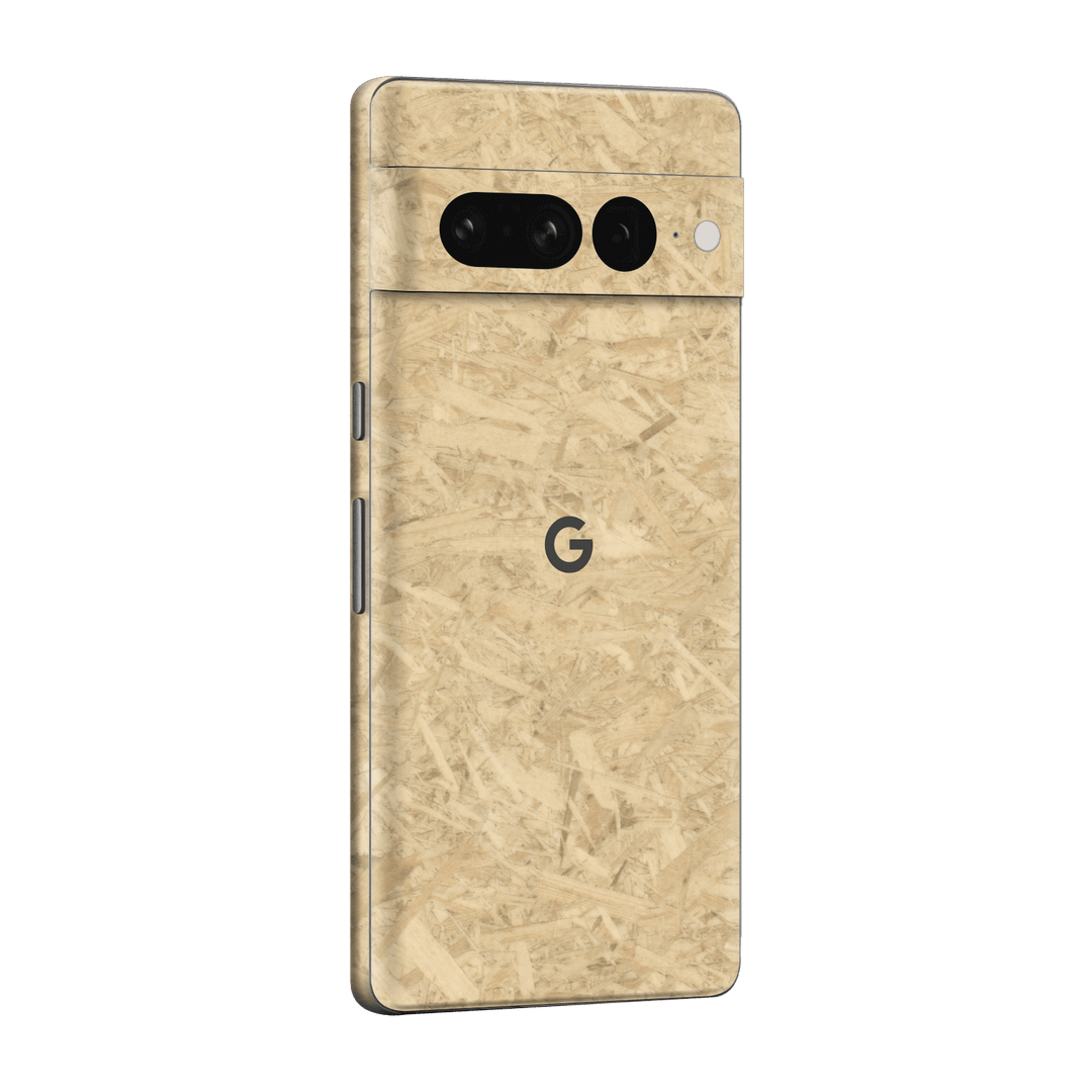 Google Pixel 7 PRO (2022) Luxuria Chipboard Wood Wooden Skin Wrap Sticker Decal Cover Protector by EasySkinz | EasySkinz.com