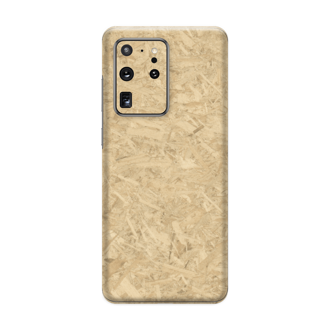Samsung Galaxy S20 ULTRA Luxuria Chipboard Wood Wooden Skin Wrap Sticker Decal Cover Protector by EasySkinz | EasySkinz.com