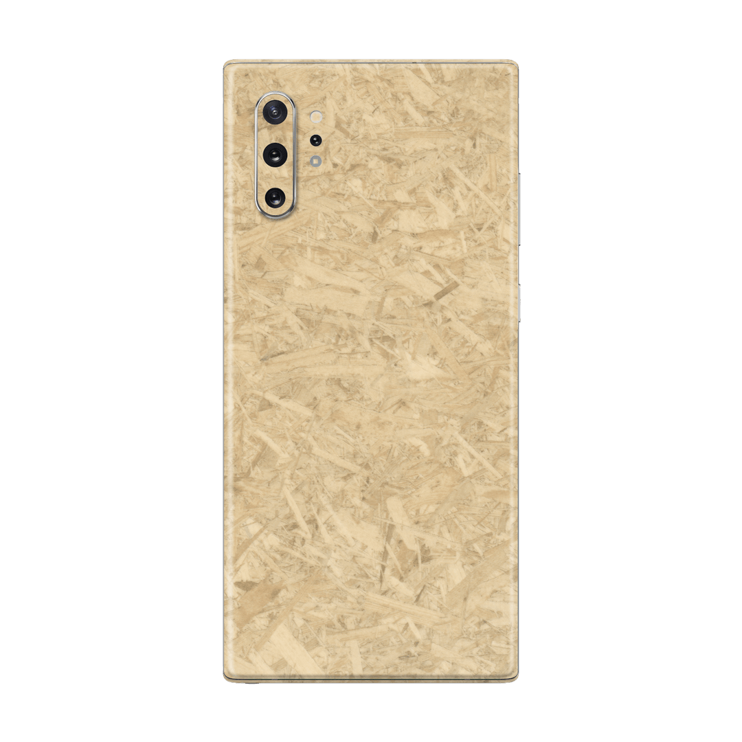 Samsung Galaxy NOTE 10+ PLUS Luxuria Chipboard Wood Wooden Skin Wrap Sticker Decal Cover Protector by EasySkinz | EasySkinz.com