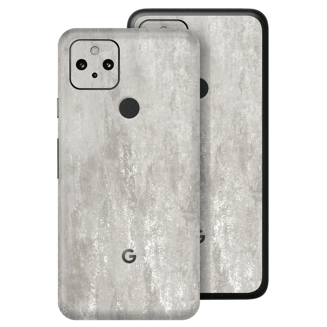 Google Pixel 4a 5G  Luxuria Silver Stone Skin Wrap Sticker Decal Cover Protector by EasySkinz | EasySkinz.com
