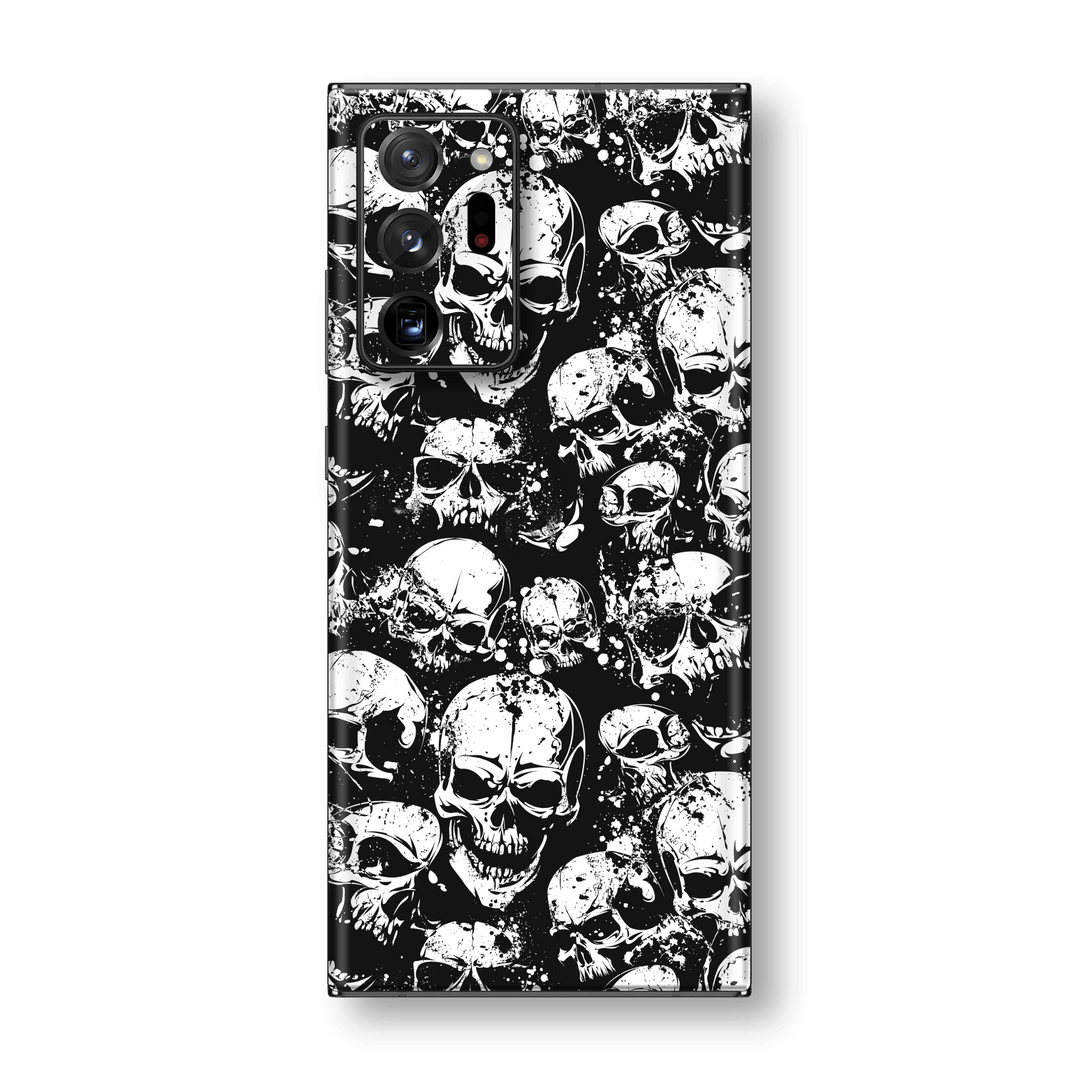 Samsung Galaxy NOTE 20 ULTRA SIGNATURE Black and White Horror Skull Skulls Skin, Wrap, Decal, Protector, Cover by EasySkinz | EasySkinz.com