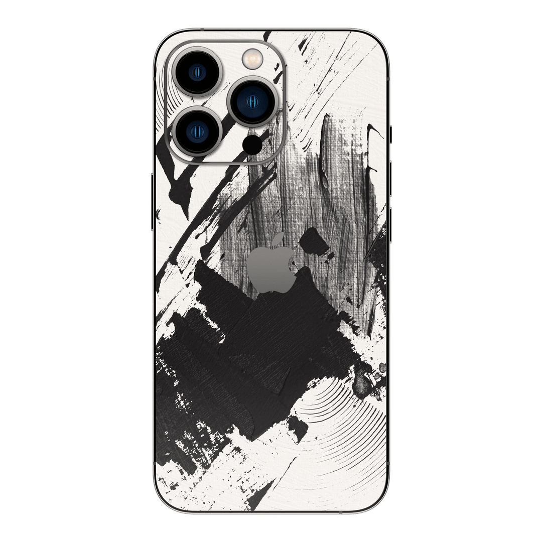 iPhone 14 Pro MAX Print Printed Custom Signature Black and White Madness Skin Wrap Sticker Decal Cover Protector by EasySkinz