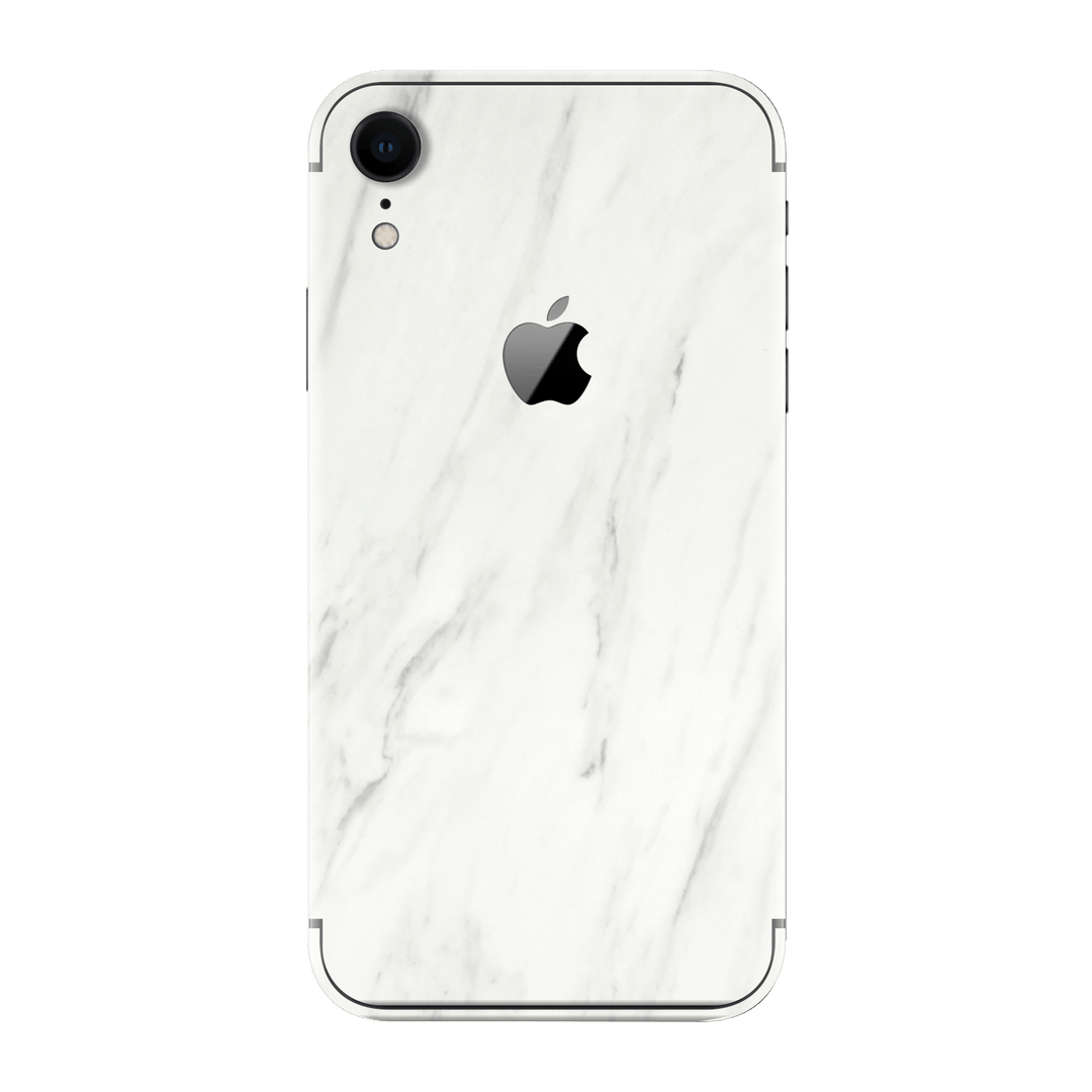 iPhone XR Luxuria White MARBLE Skin Wrap Decal Protector | EasySkinz