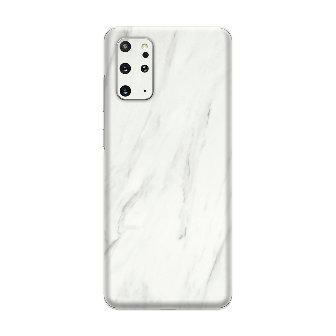 Samsung Galaxy S20+ PLUS Luxuria White Marble Skin Wrap Sticker Decal Cover Protector by EasySkinz