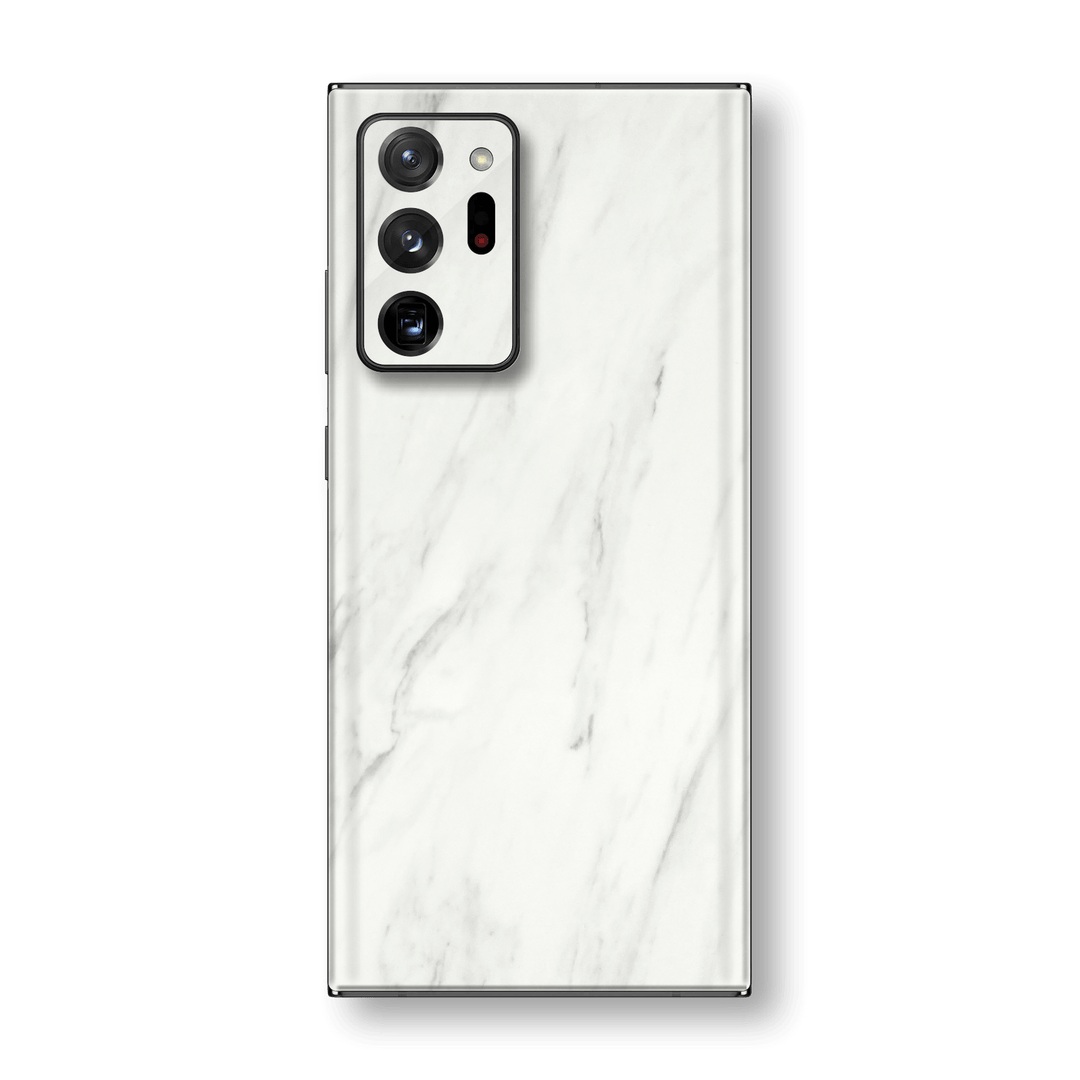 Samsung Galaxy NOTE 20 ULTRA Luxuria White Marble Skin Wrap Sticker Decal Cover Protector by EasySkinz