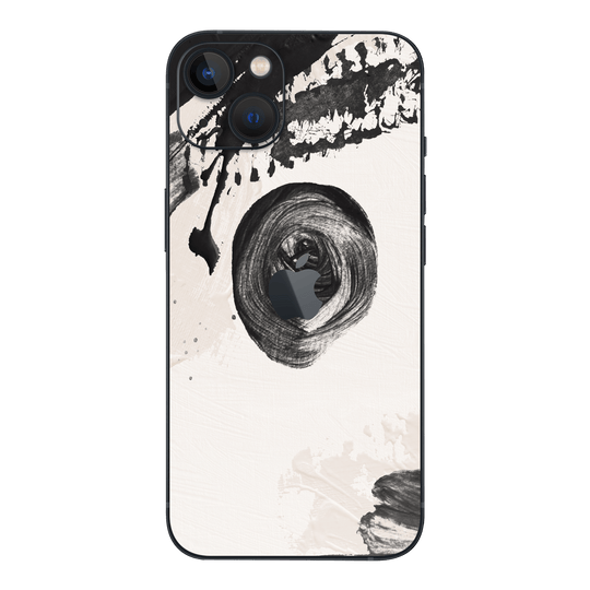 iPhone 14 Plus Print Printed Custom Signature Abstract Black & White Skin Wrap Sticker Decal Cover Protector by EasySkinz
