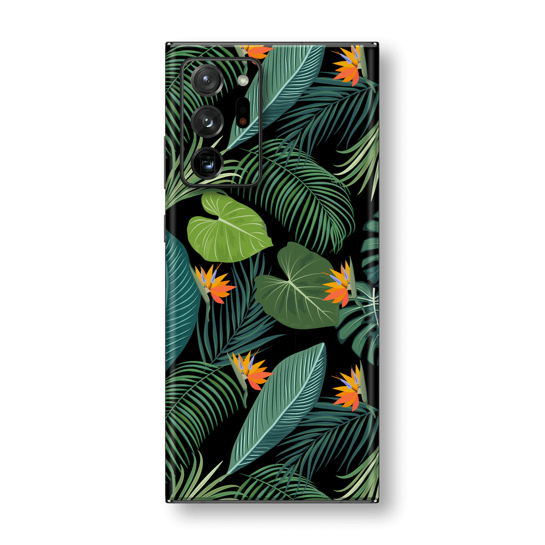 Samsung Galaxy NOTE 20 ULTRA Print Printed Custom SIGNATURE JUNGLE Tropical LEAVES Skin Wrap Sticker Decal Cover Protector by EasySkinz