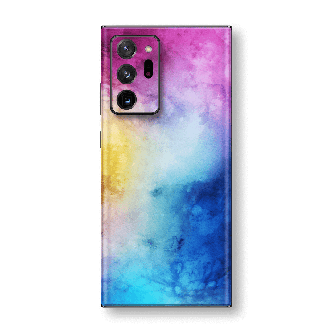 Samsung Galaxy NOTE 20 ULTRA Print Custom Signature Abstract Watercolour Blue/Purple Skin Wrap Decal by EasySkinz