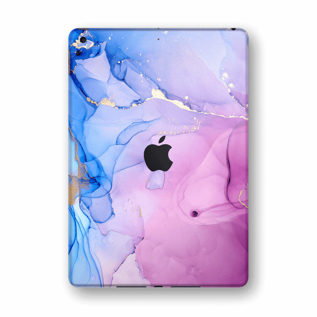 iPad 10.2" (8th Gen, 2020) SIGNATURE AGATE GEODE Pink-Blue Skin Wrap Sticker Decal Cover Protector by EasySkinz