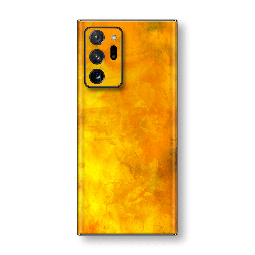 Samsung Galaxy NOTE 20 ULTRA Print Custom Signature Abstract Orange Paint Skin Wrap Decal by EasySkinz
