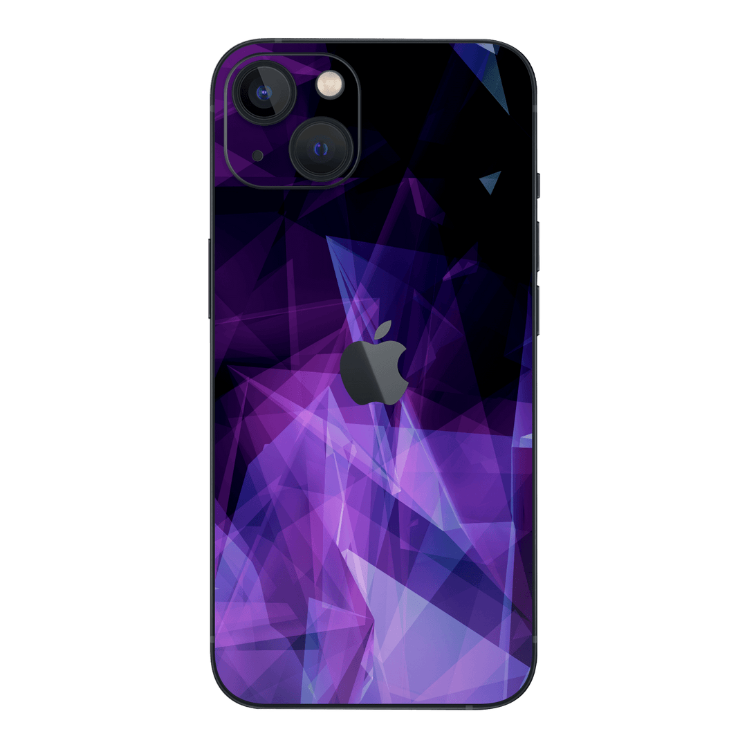 iPhone 13 Print Printed Custom Signature Purple Crystals Skin Wrap Sticker Decal Cover Protector by EasySkinz