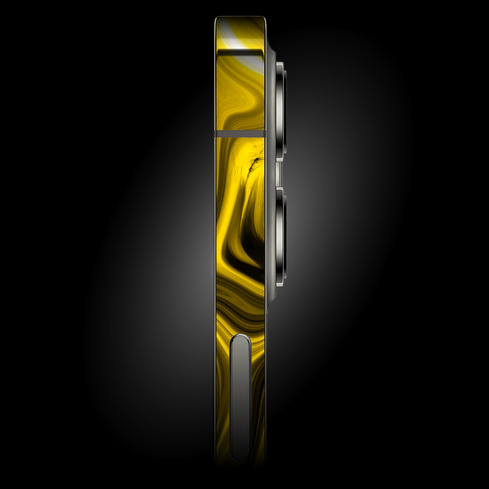 iPhone 13 PRO SIGNATURE Yellow and Black Mixture Skin