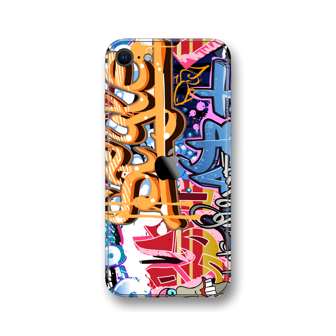iPhone SE (2020) Print Custom Signature Graffiti Skin Wrap Decal by EasySkinz