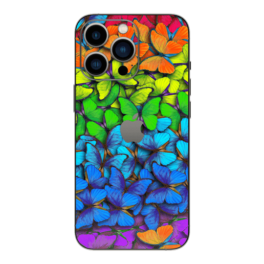 iPhone 13 Pro MAX Print Printed Custom Signature Butterflies meeting Skin Wrap Sticker Decal Cover Protector by EasySkinz