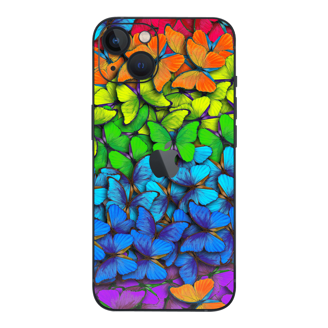 iPhone 13 mini Print Printed Custom Signature Butterflies Meeting Skin Wrap Sticker Decal Cover Protector by EasySkinz