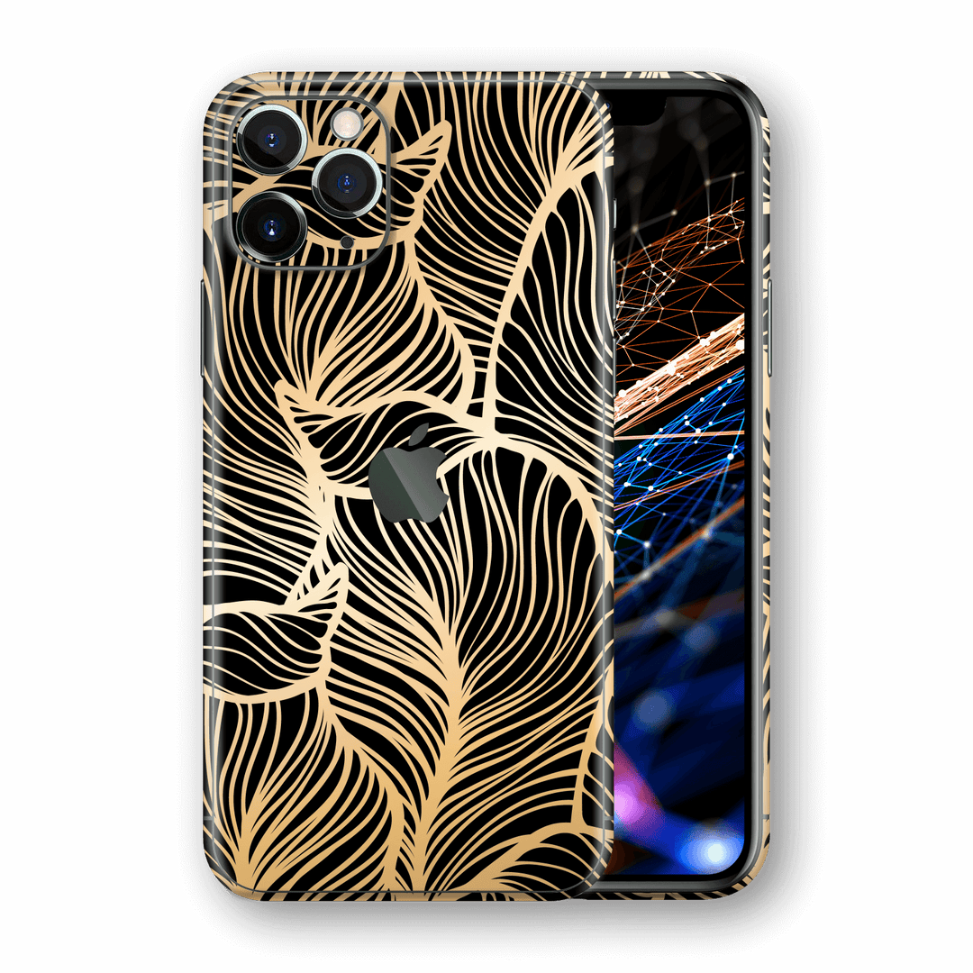 iPhone 11 PRO MAX SIGNATURE Abstract Royal Floral Skin, Wrap, Decal, Protector, Cover by EasySkinz | EasySkinz.com