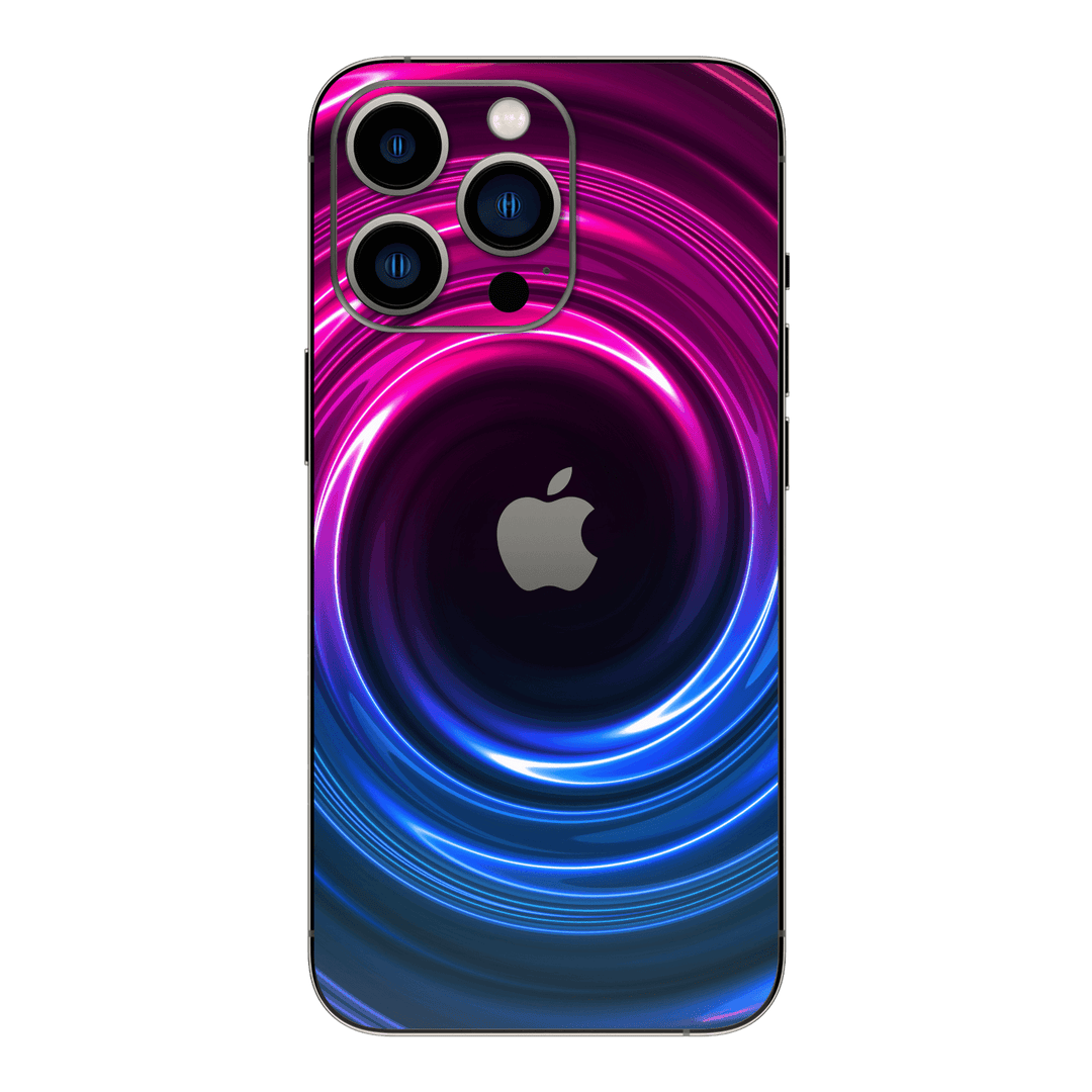iPhone 13 Pro Print Printed Custom Signature Neon Light Spinning Skin Wrap Sticker Decal Cover Protector by EasySkinz