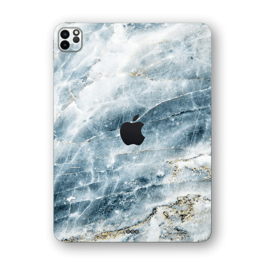 iPad PRO 12.9-inch 2021 Print Printed Custom Signature Frozen Marble Skin Wrap Sticker Decal Cover Protector by EasySkinz | EasySkinz.com