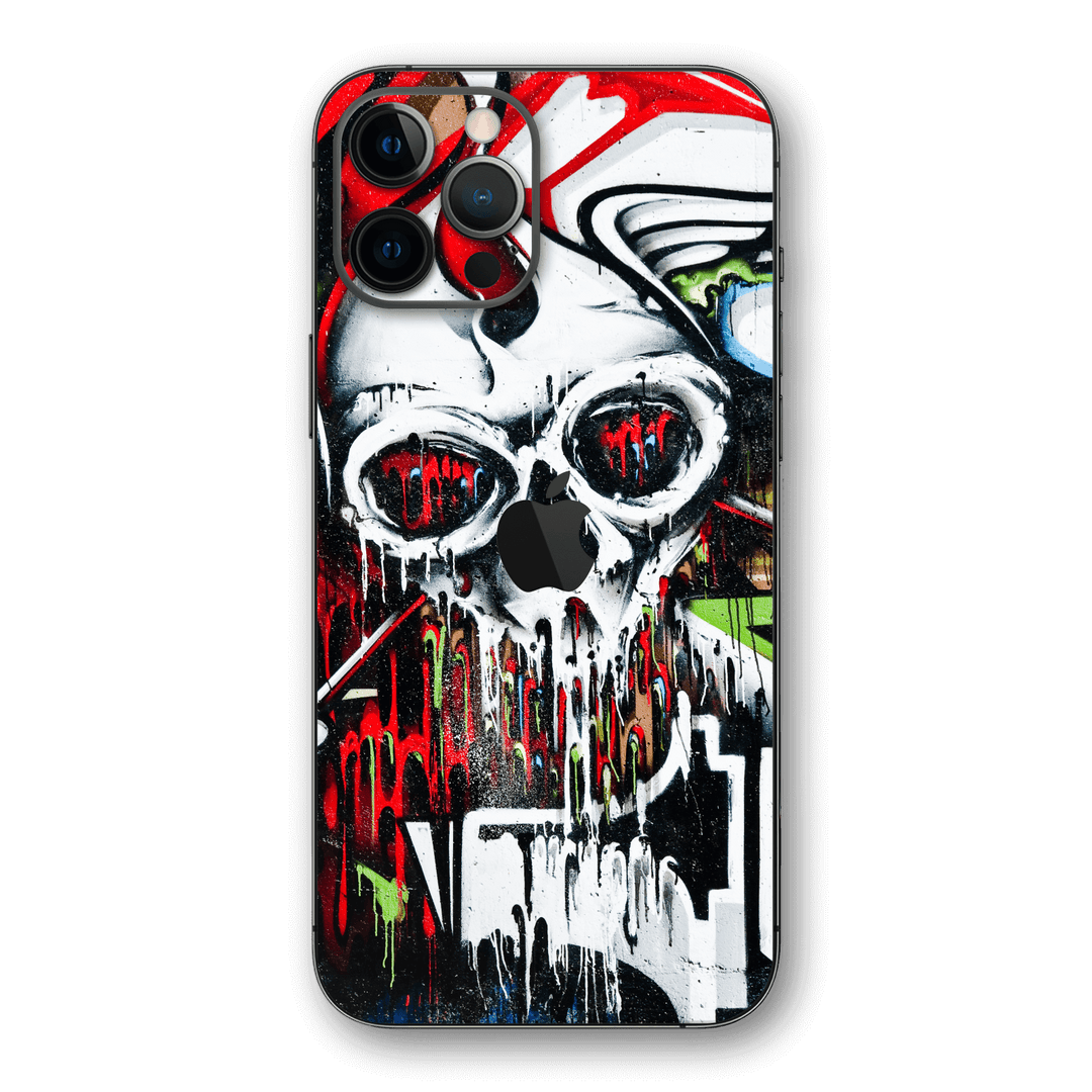iPhone 12 Pro MAX SIGNATURE Graffiti Skull Skin, Wrap, Decal, Protector, Cover by EasySkinz | EasySkinz.com
