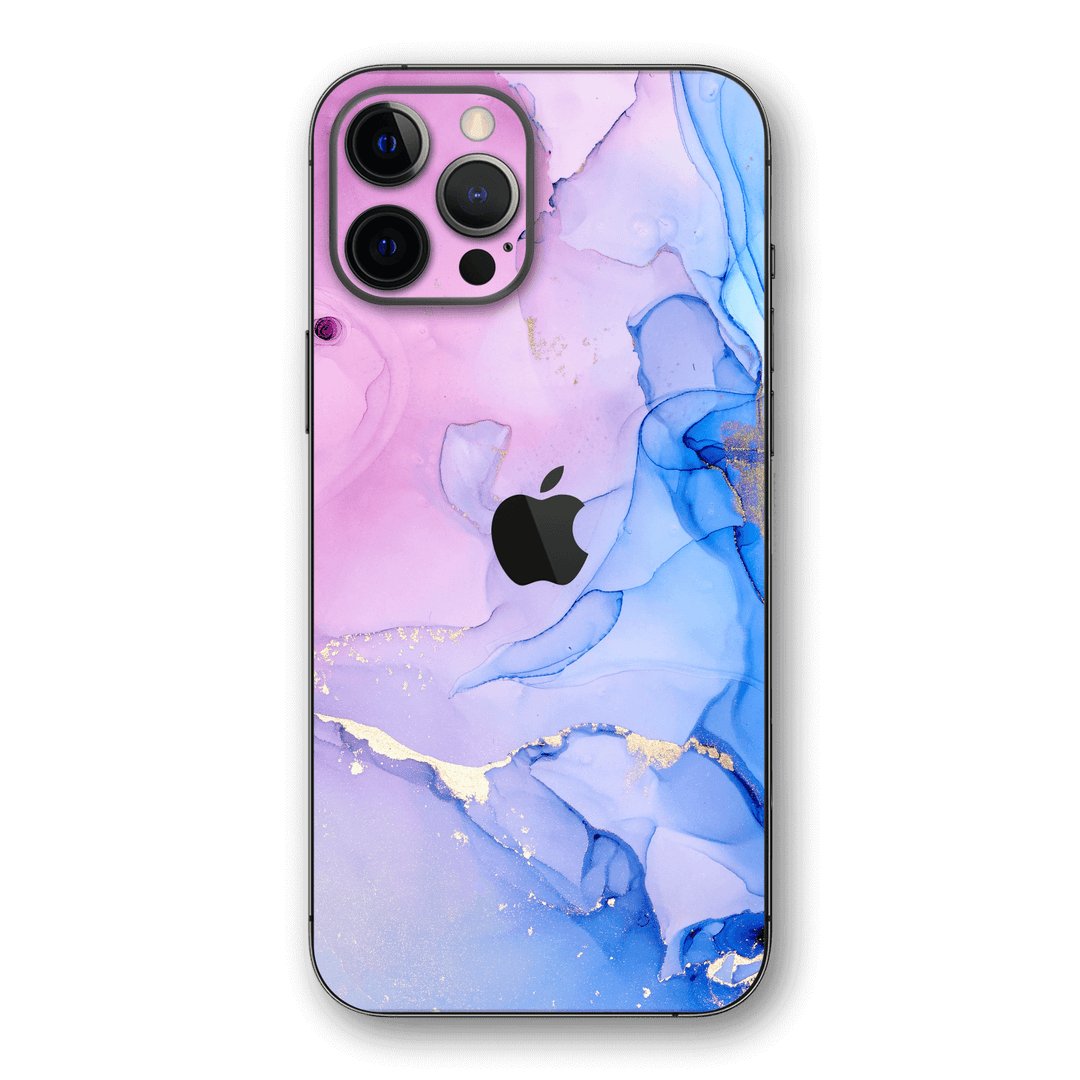 iPhone 12 Pro MAX SIGNATURE AGATE GEODE Pink-Blue Skin, Wrap, Decal, Protector, Cover by EasySkinz | EasySkinz.com