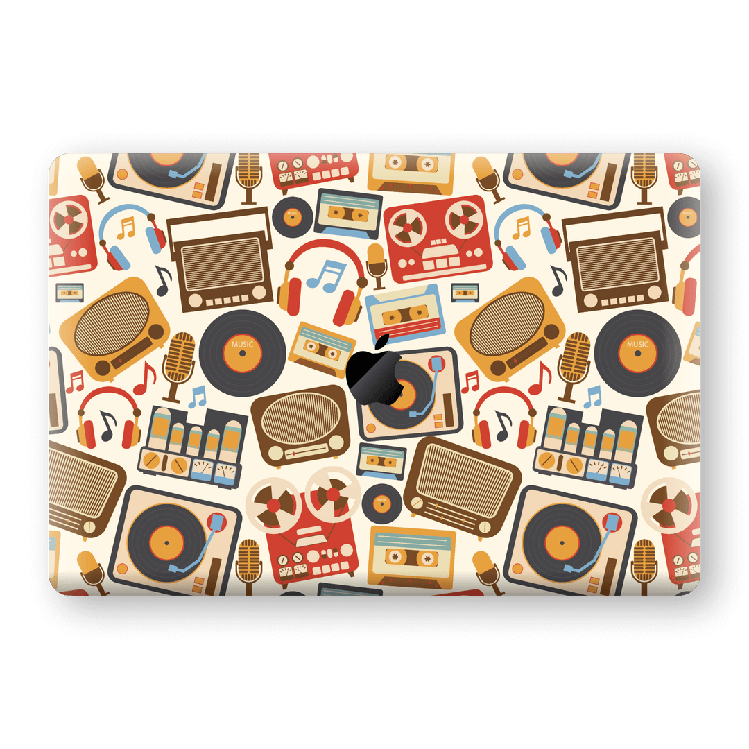 MacBook PRO 16" (2019) Custom Signature Abstract Retro 1 Skin Wrap Decal by EasySkinz - Design 1