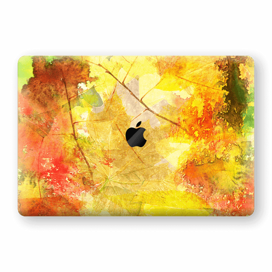 MacBook PRO 16" (2019) Print Custom Signature Autumn Watercolour Skin Wrap Decal by EasySkinz