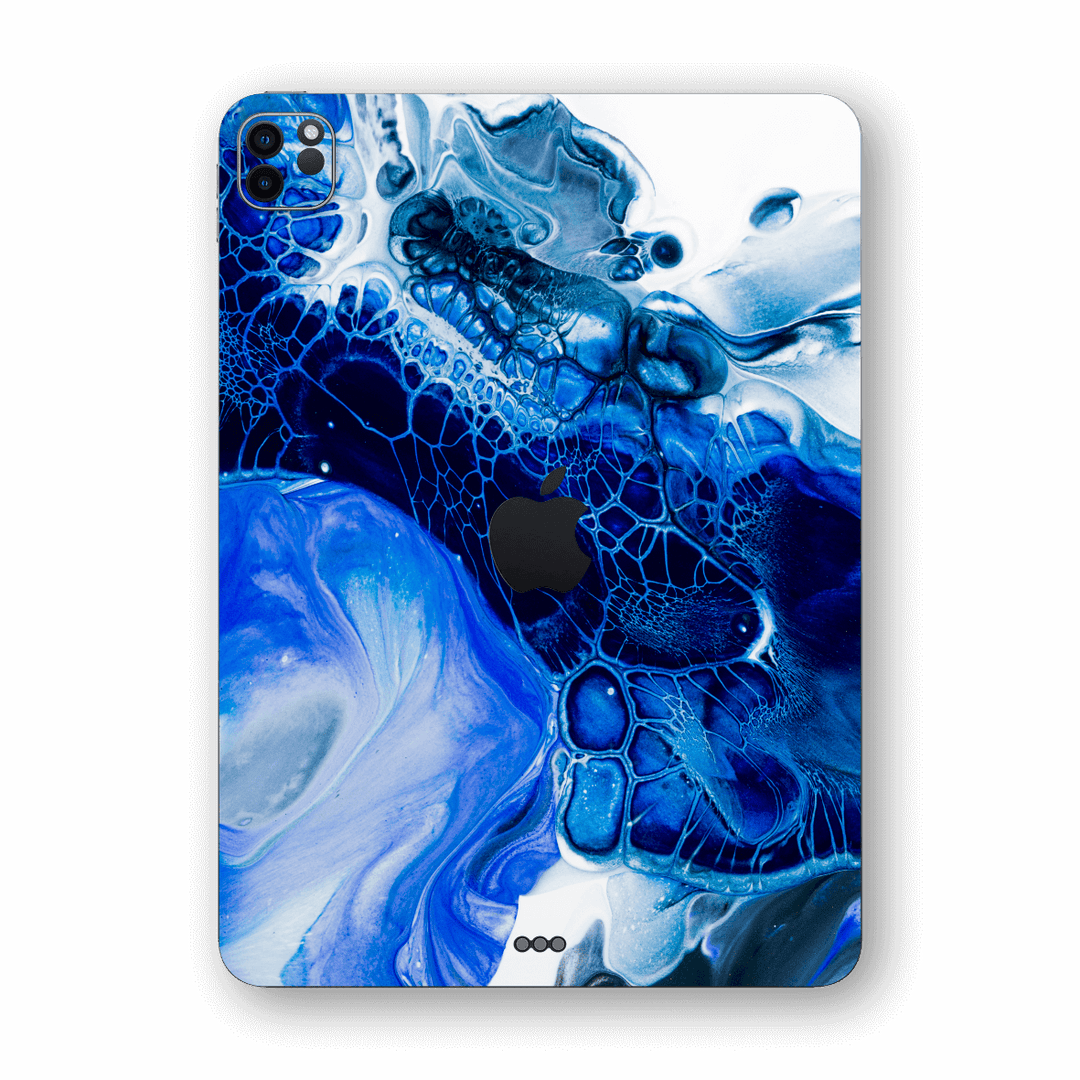 iPad PRO 12.9-inch 2021 Print Printed Custom Signature AGATE GEODE Poseidon Skin Wrap Sticker Decal Cover Protector by EasySkinz | EasySkinz.com
