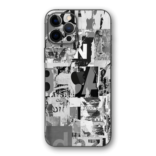 iPhone 12 PRO SIGNATURE Black & White Poster Skin, Wrap, Decal, Protector, Cover by EasySkinz | EasySkinz.com