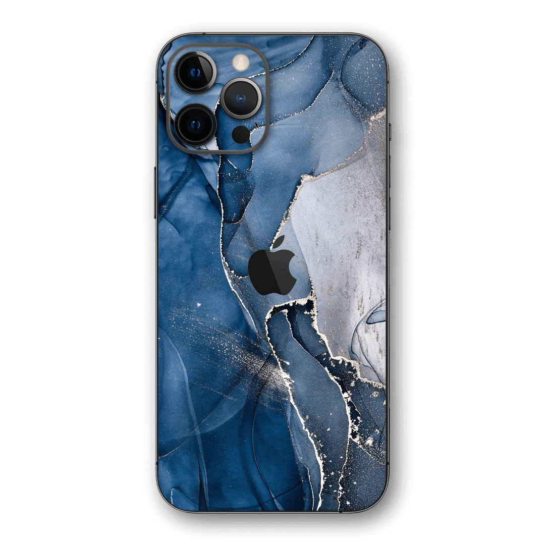iPhone 12 PRO SIGNATURE AGATE GEODE Dark Blue Skin, Wrap, Decal, Protector, Cover by EasySkinz | EasySkinz.com